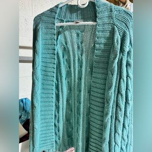 Teal Chicos Cardigan